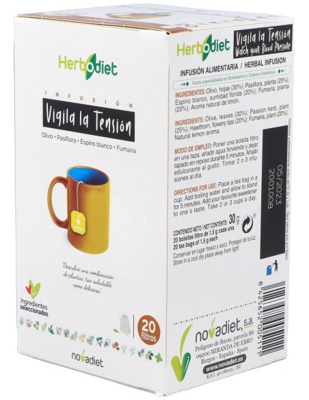 Herbodiet Inf. Vigila Tu Tension 20Filtros