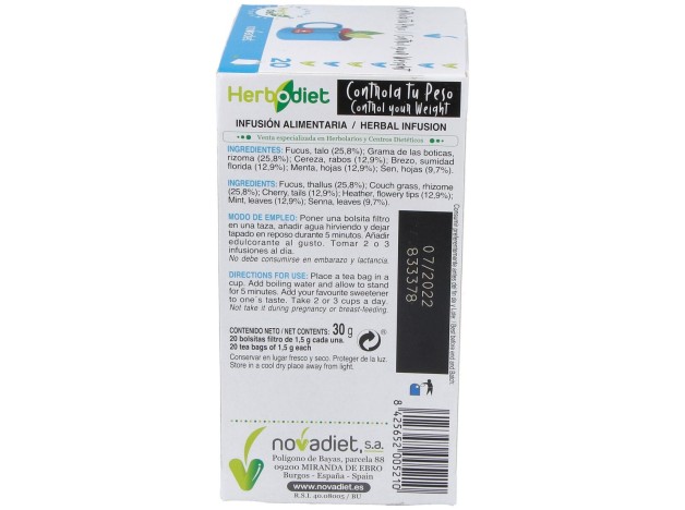 Herbodiet Inf. Controla Tu Peso 20Filtros