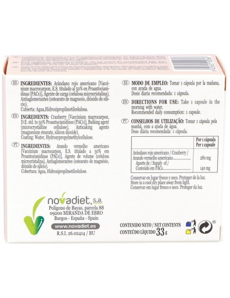 Novadiet Cisnova Plus 60 Cápsulas