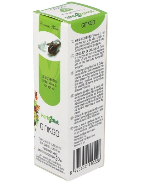 Herbodiet Ginkgo 14 Extractos Fluidos 50 Ml