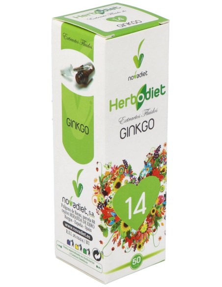 Herbodiet Ginkgo 14 Extractos Fluidos 50 Ml