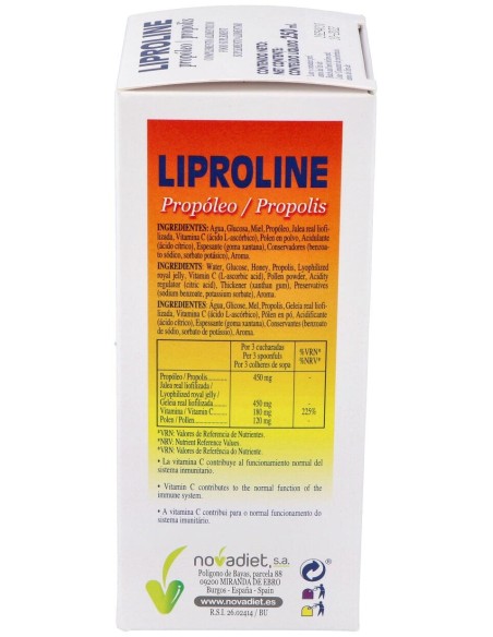 Liproline Elixir Propoleo 250Ml.