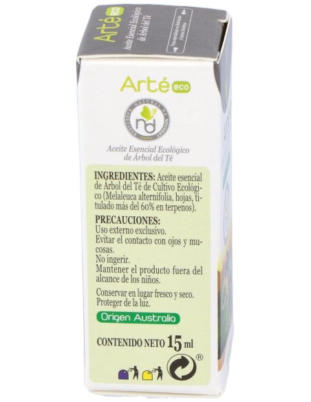 Arte Eco Aceite Esencial Arbol Del Te 15Ml.