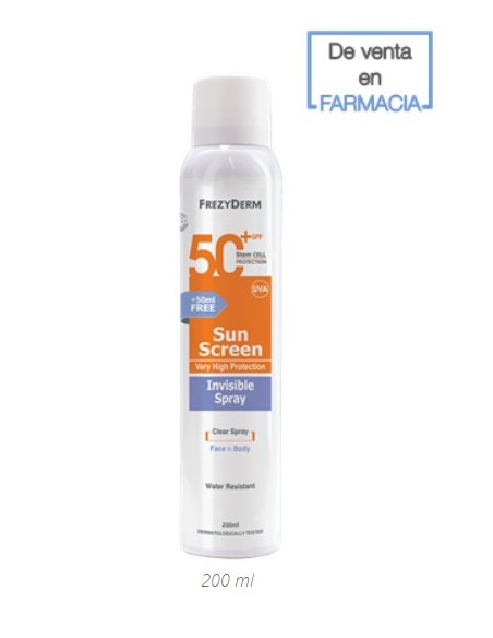 SUN SCREEN SPRAY INVISIBLE SPF50+ 200ML