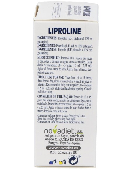Novadiet Liproline Ext Fluido 30 Ml