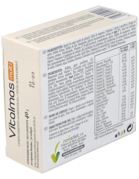 Novadiet Vitalmas Multi 30 Cap