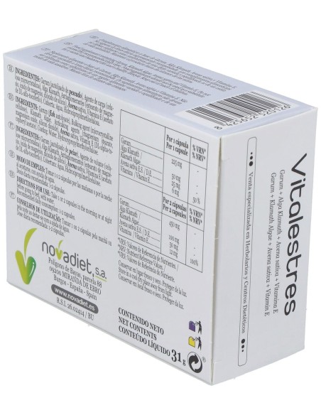 Novadiet Vitalestres 60 Vcap