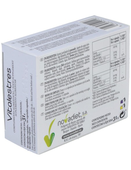 Novadiet Vitalestres 60 Vcap