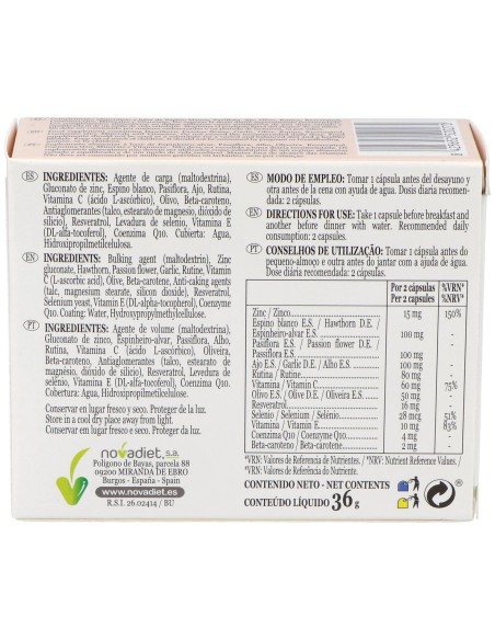 Novadiet Delcora 60 Cápsulas