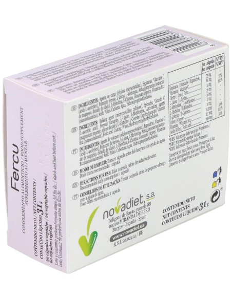 Novadiet Fercu 60 Cápsulas