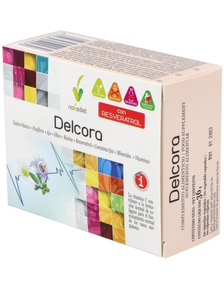 Novadiet Delcora 60 Cápsulas