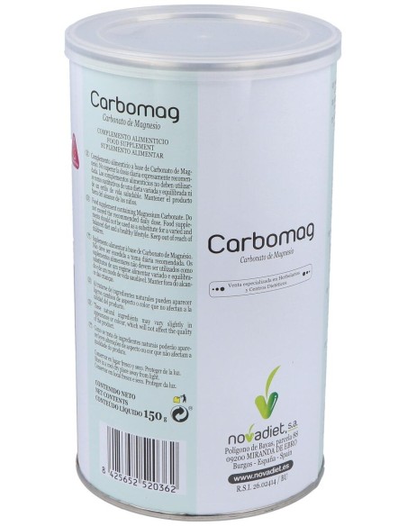 Carbomag Carbonato De Magnesio 150Gr.