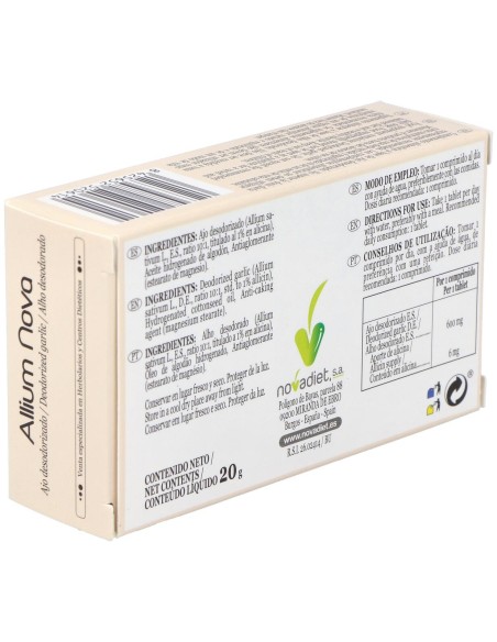Nova Diet Allium Nova 30 Comprimidos