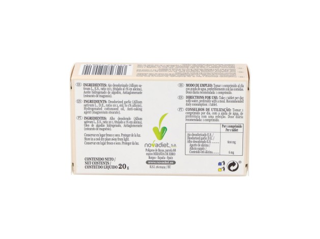 Nova Diet Allium Nova 30 Comprimidos
