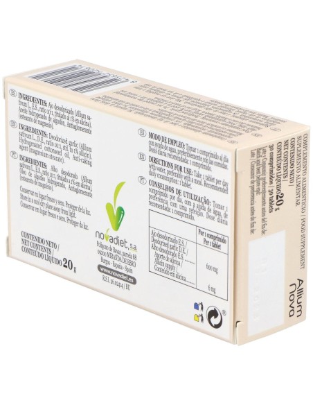 Nova Diet Allium Nova 30 Comprimidos