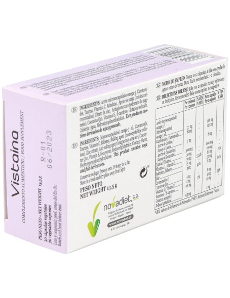 Novadiet Vistaina 30 Vcaps