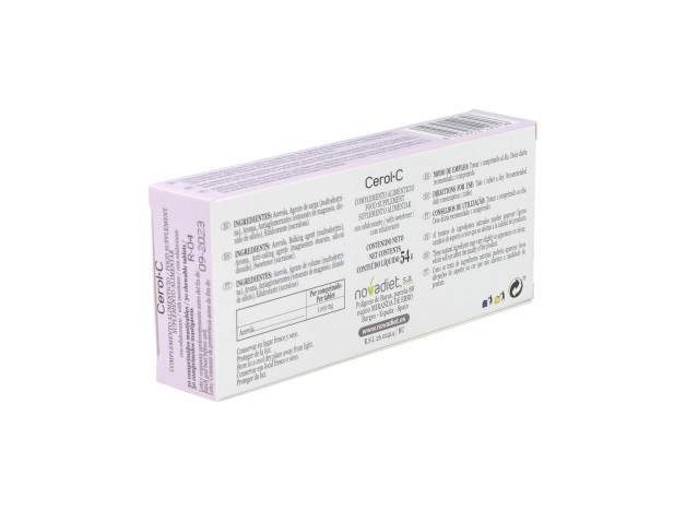 Novadiet Cerol-C (Vitamina-C) 30 Comprimidos...