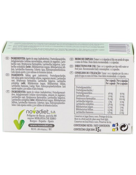 Novadiet Novacilus 30 Cap