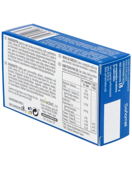 Novadiet Soñamel 30Comp