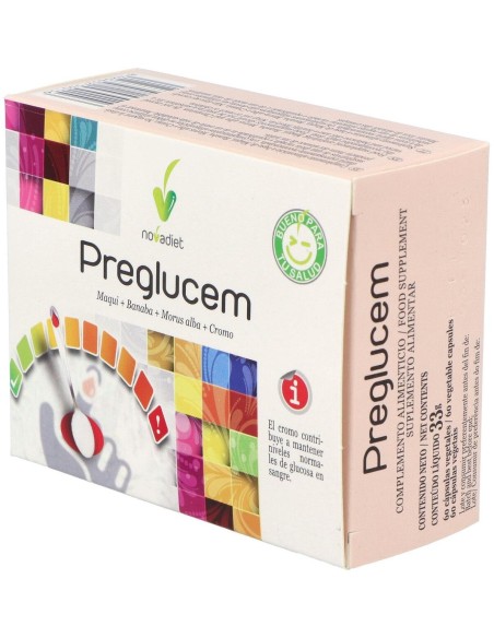 Novadiet Preglucem 60 Cápsulas