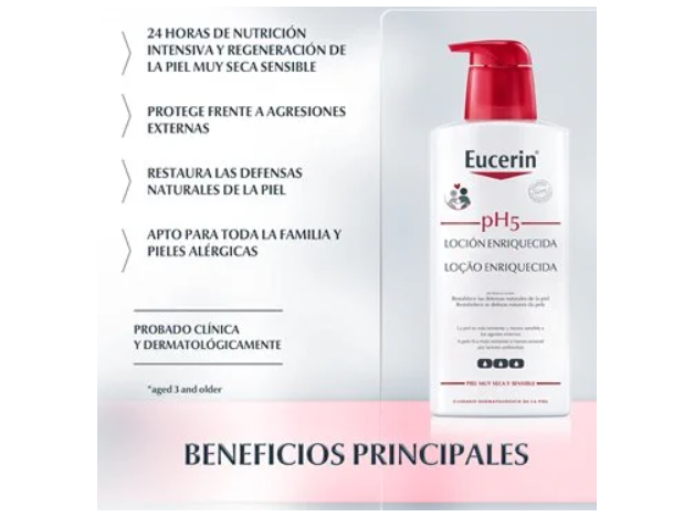 Eucerin Corporal Loción Enriquecida 1L