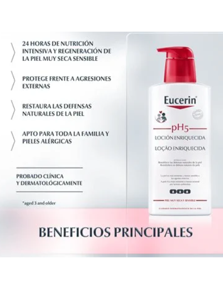 Eucerin Corporal Loción Enriquecida 1L