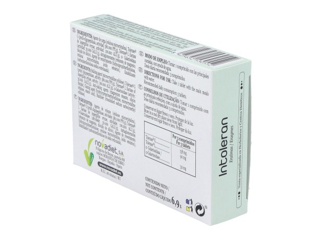 Novadiet Intoleran Enzimas 30Comp