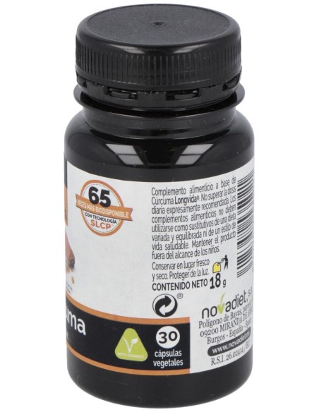 Novadiet Curcuma 30 Cápsulas Vegetales