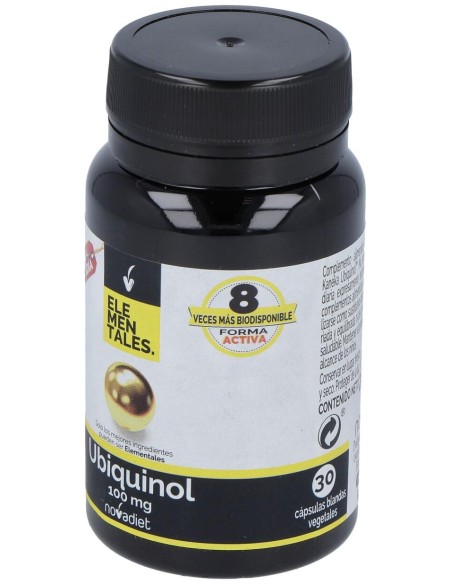 Novadiet Ubiquinol 100 Mg 30 Cápsulas Vegetales