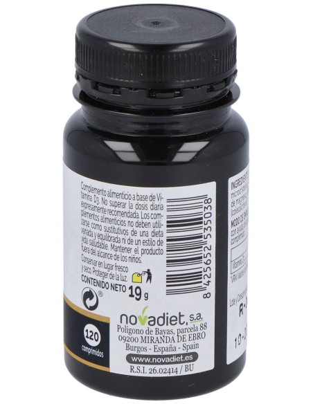 Novadiet Vitamina D3 1000 Ui 120 Comprimidos
