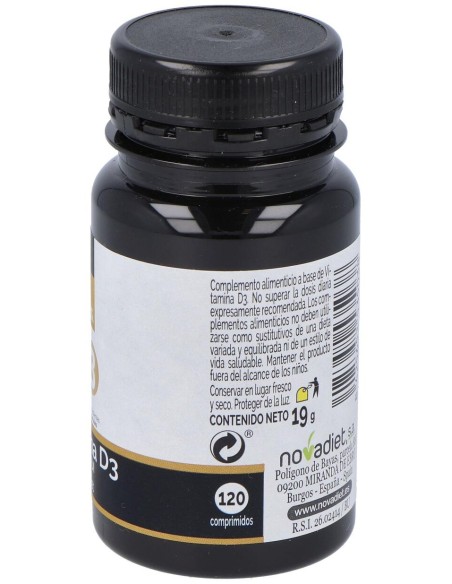 Novadiet Vitamina D3 1000 Ui 120 Comprimidos