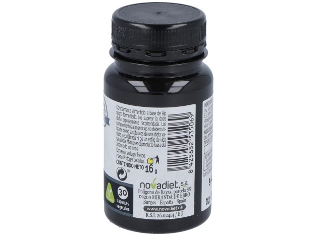 Novadiet Ajo Negro Fermentado 30 Cápsulas...