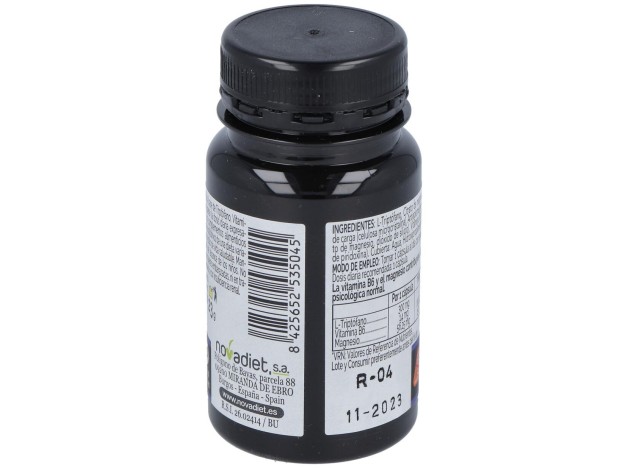 Novadiet Triptofano+Vit B6+Mg 30 Cápsulas...