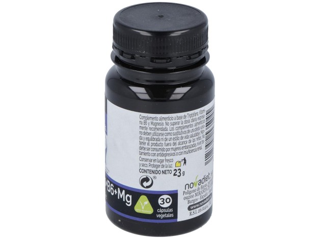 Novadiet Triptofano+Vit B6+Mg 30 Cápsulas...
