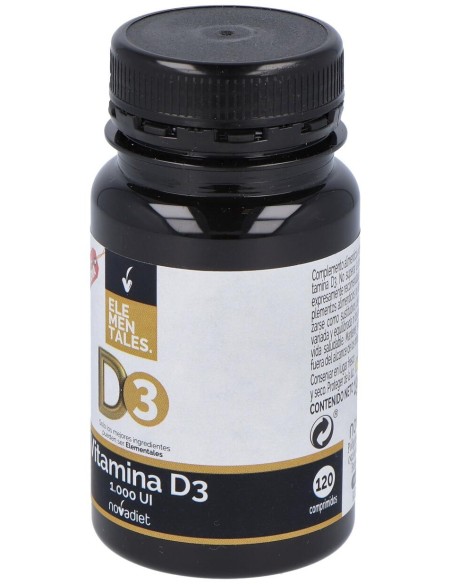 Novadiet Vitamina D3 1000 Ui 120 Comprimidos