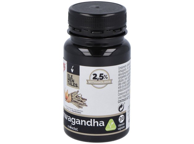 Novadiet Ashwagandha 30 Cápsulas Vegetales