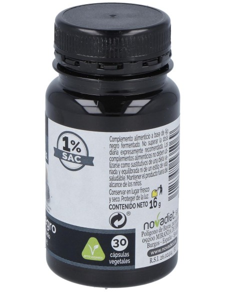 Novadiet Ajo Negro Fermentado 30 Cápsulas Vegetales