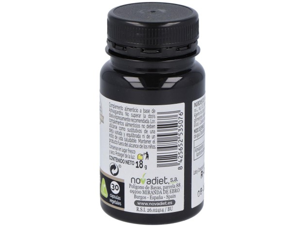 Novadiet Ashwagandha 30 Cápsulas Vegetales