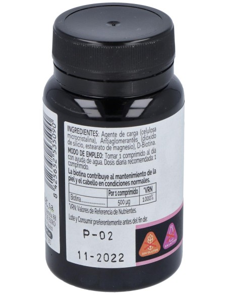 Novadiet Biotina 500 Mcg 120 Comprimidos