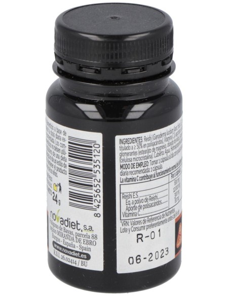 Novadiet Reishi 30 Cápsulas Vegetales