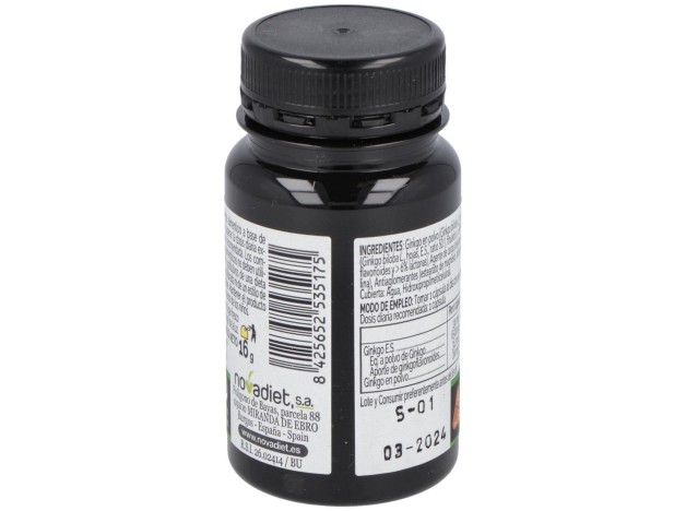 Novadiet Ginkgo 30 Cápsulas Vegetales