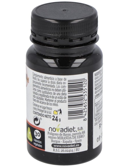Novadiet Reishi 30 Cápsulas Vegetales