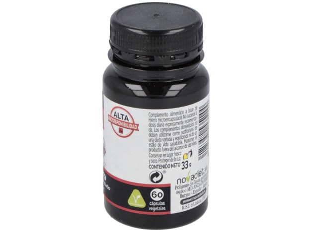 Novadiet Hierro Microencapsulado 60 Cápsulas...