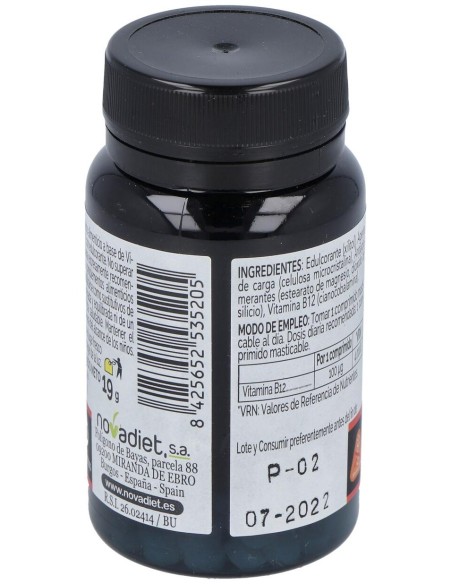 Novadiet Vitamina B12 100 Mcg 120 Comprimidos