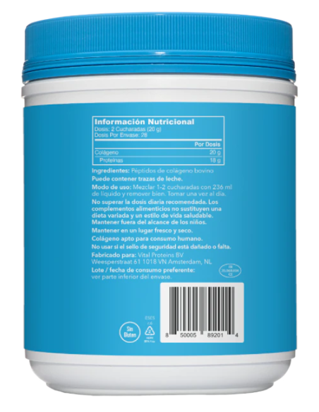 Vital Proteins Collagen Peptides 567 Gramos