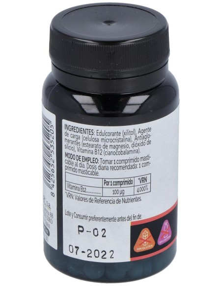 Novadiet Vitamina B12 100 Mcg 120 Comprimidos