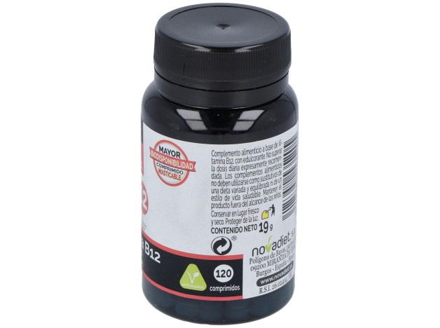Novadiet Vitamina B12 100 Mcg 120 Comprimidos