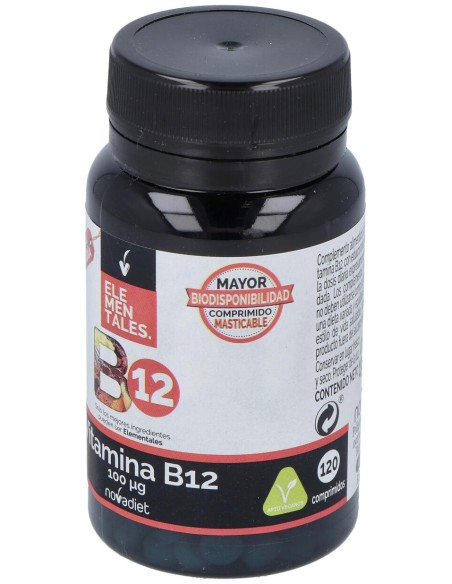 Novadiet Vitamina B12 100 Mcg 120 Comprimidos