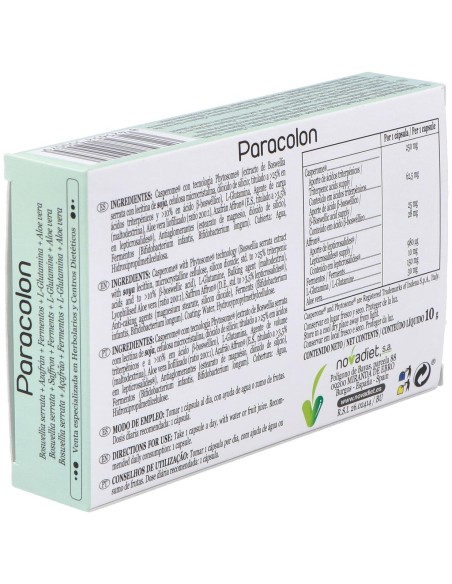 Novadiet Paracolon Cápsulas 15 Cápsulas