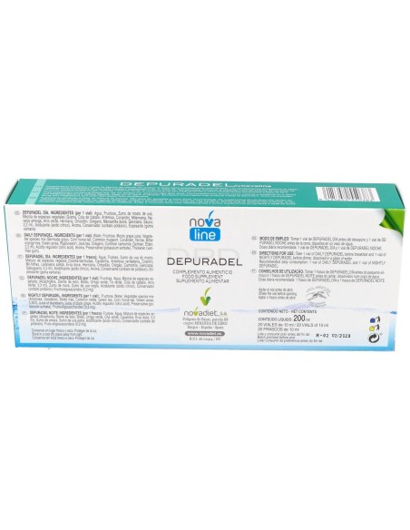 Novadiet Depuradel 20 Ampollas